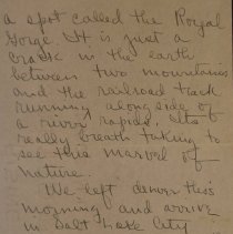 Letter to Mother from the Rockies (page 3)